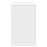 Shoe Cabinet with Shelf White 103 x 30 x 51 cm Engineered wood 808702