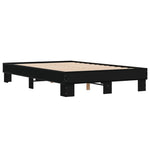 ZNTS Bed Frame without Mattress Black 120x200 cm 845862