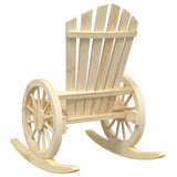 Rocking Adirondack Chair Solid Wood Fir 365093