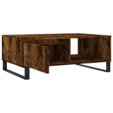 Coffee Table Smoked Oak 90x60x35 cm Engineered Wood 827073