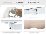 4x2.5m Manual Awning Window Door Sun Weather Shade w/ Handle Beige T3398P377732