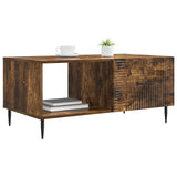 Coffee Table Smoked Oak 90 x 50 x 40 cm Engineered Wood 894960