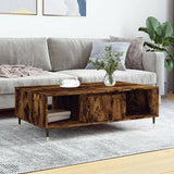 Coffee Table Smoked Oak 104x60x35 cm Engineered Wood 827081
