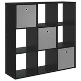 Sideboard with Drawer Black Oak 102 x 31 x 99.5 cm 8000493