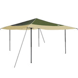 Canopy Tent Manual Green 395 x 395 x 251 cm Fabric 42007390