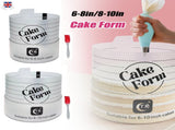 2Pcs Acrylic Cake Mold Round Mousse Cake Form Adjustable Cake Ring Bakery 37471876