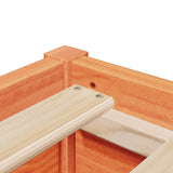 Bed Frame without Mattress Wax Brown 100x200 cm Solid Wood Pine 846830