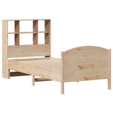 Bookcase Bed without Mattress 100x200cm Solid Wood Pine 3323119