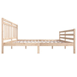 Bed Frame without Mattress Super King Solid Wood 3100669
