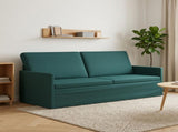 3 Seater Sofa Dark Green 190 x 81 x 82 cm Fabric 42041111