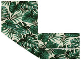 Cushion Leaf with Pillow HOUTEN 2 pcs Leaf Pattern Polyester 934446