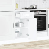 Kitchen Base Cabinet Porto White Engineered Wood 853947