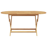 Garden Dining Set 7 pcs Brown Solid Teak Wood 3356879