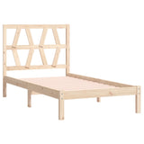 Bed Frame without Mattress Solid Wood Single 3103963