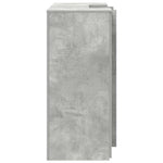 Reception Desk Concrete Grey 135x50x103.5 cm Engineered Wood 3324190