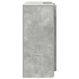 Reception Desk Concrete Grey 135x50x103.5 cm Engineered Wood 3324190