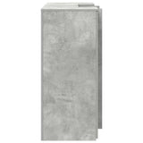 Reception Desk Concrete Grey 135x50x103.5 cm Engineered Wood 3324190