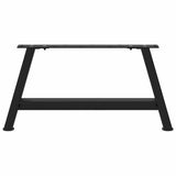 ZNTS Coffee Table Legs A-Shaped 2 pcs Black 60x cm Steel 4012820