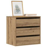 Corner Chest of Drawers Artisian Oak 60x41x58 cm Engineered Wood 852851