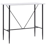 5 Piece Bar Set Plastic Black 279874