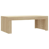 Coffee Table Sonoma Oak 102x50x36 cm Engineered Wood 823369