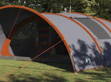 Tunnel Tent 8-Person Grey and Orange 710 x 460 x 245 cm 42004004