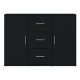 Sideboard Black 91x29.5x65 cm Engineered Wood 823343