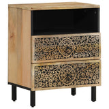 Bedside Cabinet 50x33x60 cm Solid Wood Mango 358222