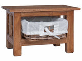 Side Table Brown 38 x 28 x 35 cm Solid Mahogany wood 42012405