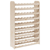 ZNTS Wine Rack 72.5x25x111.5 cm Solid Wood Pine 4007561