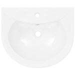 ZNTS Freestanding Basin with Pedestal Ceramic White 520x440x190 mm 142999