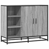 Sideboard Grey Sonoma 92x35x76 cm Engineered Wood 849022