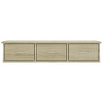 Wall-mounted Drawer Shelf Sonoma Oak 88x26x18.5 cm Engineered Wood 800597