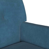 Chesterfield Bench Blue 112 x 65.5 x 75 cm Velvet 42019294
