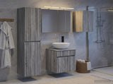 Bathroom Cabinet Set 5 pcs Grey Sonoma Engineered Wood 3407340