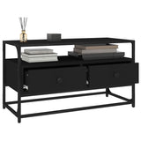 TV Cabinet Black 80x35x45 cm Engineered Wood 826310