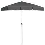 Beach Parasol Anthracite 180x120 cm 314721