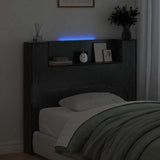 Headboard Black Oak 120 x 15 x 103.5 cm Engineered Wood 886264