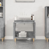Sink Cabinet Concrete Grey 58x33x60 cm Engineered Wood 821256