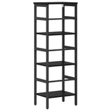 Bookshelf Black Oak 40 x 29.5 x 115 cm Engineered Wood 883904