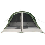 Camping Tent Cabin 4-Person Green Waterproof 94713