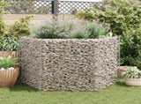Hexagonal Gabion Raised Bed 160x140x100 cm 142535