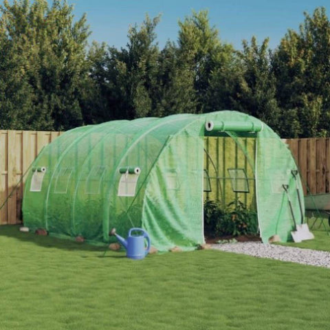 Greenhouse with Steel Frame Green 12 m² 4x3x2 m 3188039