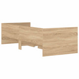 Bed Frame with Storage Sonoma Oak 80 x 200 cm Engineered Wood 3429614