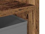 Lowboard with Drawer Old Wood 87 x 27.5 x 43 cm 8000586