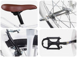 Kids Bike 22 Inches for 7-12 Years Old White 42009300