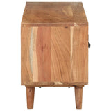 TV Cabinet 115x30x39 cm Solid Acacia Wood 322665