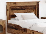 Headboard with Headboard Old Wood 100 cm Engineered Wood 887479