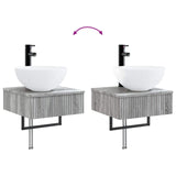 Wall-Mounted Wash Basin Grey Sonoma 40 x 41 x 40.5 cm 890184