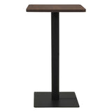 Bistro Table Dark Ash 60x60x107 cm 321925